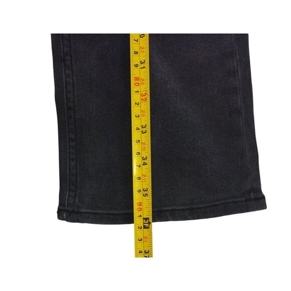 Vigoss Womens Black Distressed Straight-Leg Jeans Size 29 Cotton/Spandex, NWT. - Picture 7 of 9